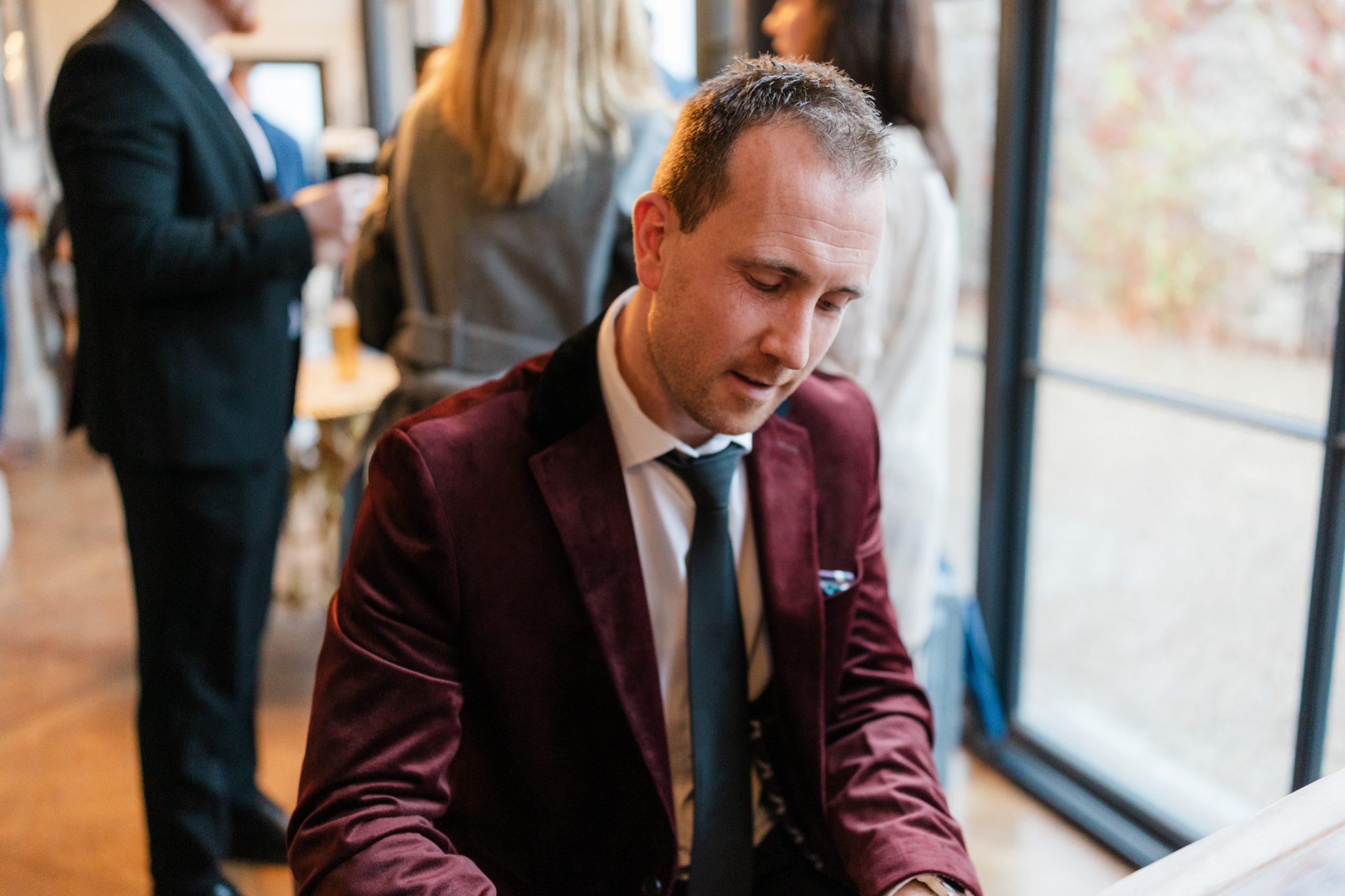Joe kenny playing piano